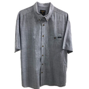 Woolrich size XLarge blue short sleeve shirt